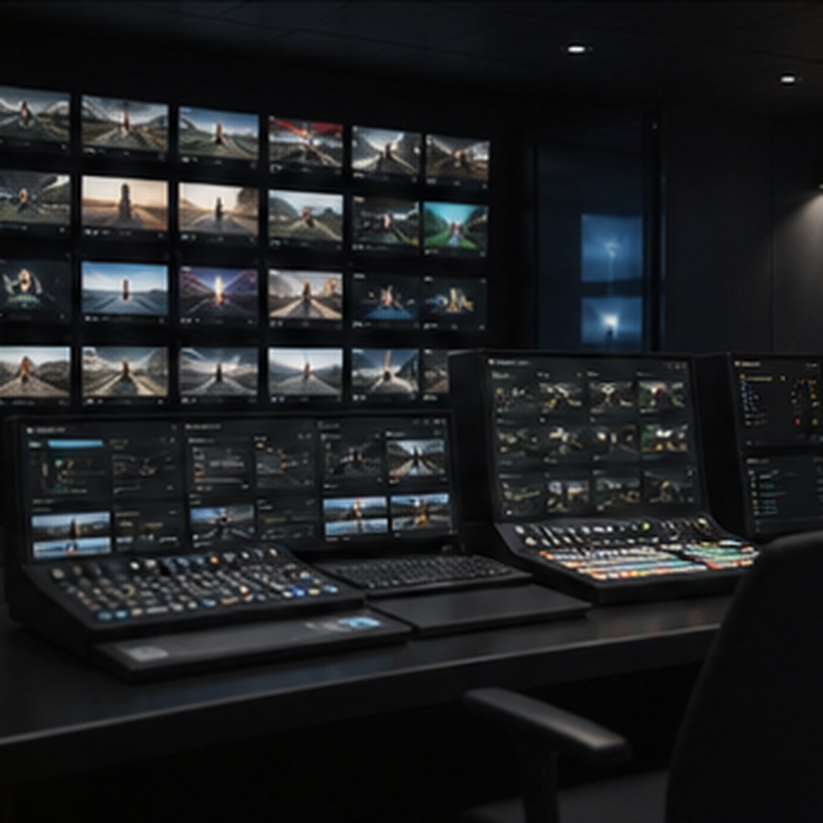 Broadcast post-production dashboard inside FinishCue