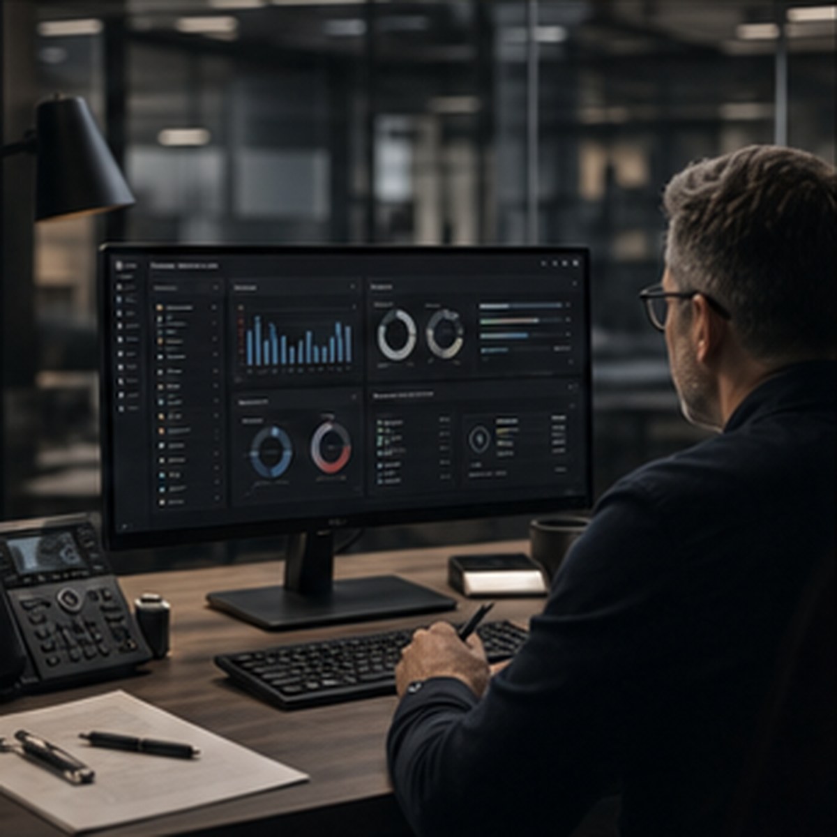 FinishCue command center dashboard